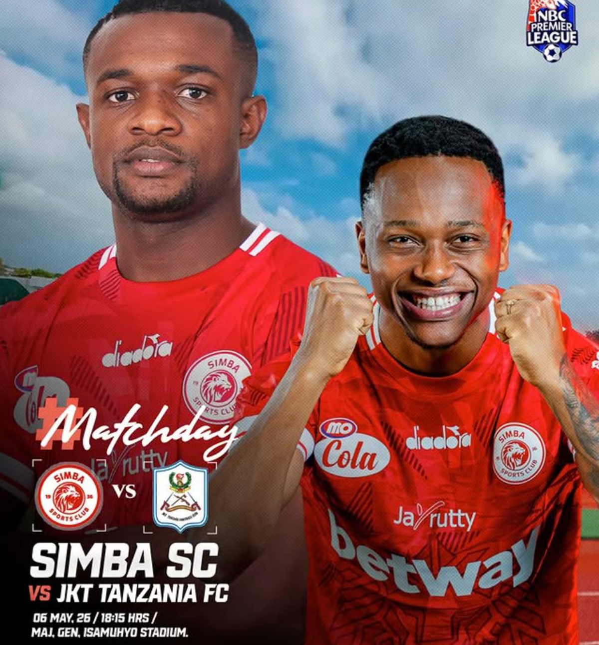 Matokeo ya Simba VS JKT Leo 06/05/2026