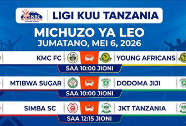 Ratiba ya Ligi Kuu Ya NBC Leo 06 05 2026