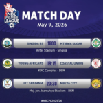 Ratiba ya Ligi Kuu Ya NBC Leo 09 05 2026