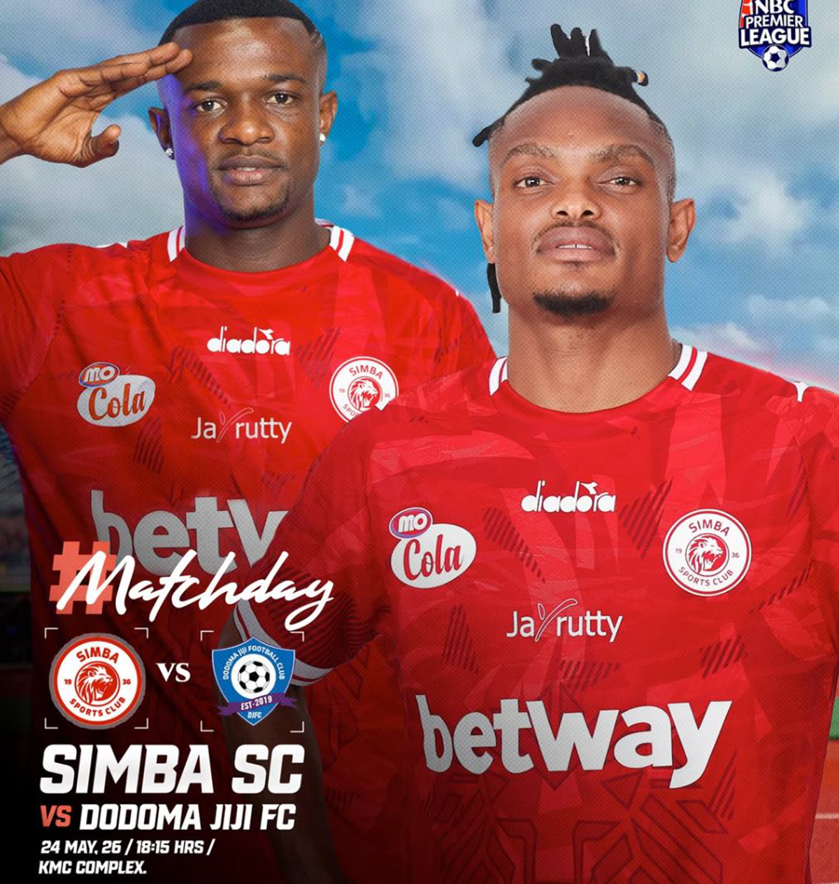Simba SC vs Dodoma Jiji Leo 24/05/2026 Saa Ngapi?