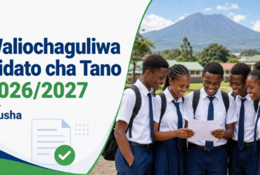 Waliochaguliwa Kidato Cha Tano Arusha 2026 2027
