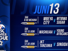 Ratiba ya Ligi Kuu ya NBC Leo 13 June 2026