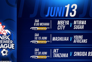 Ratiba ya Ligi Kuu ya NBC Leo 13 June 2026