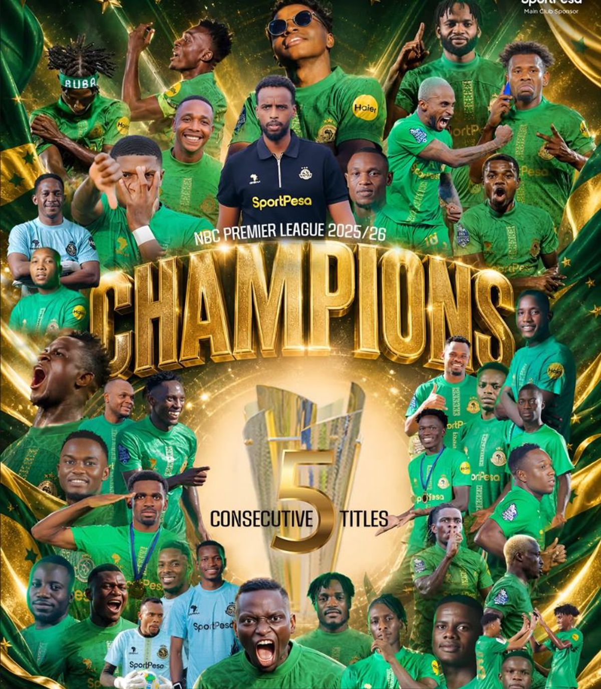 Yanga Yatwaa Ubingwa wa Tano Mfululizo NBC Premier League 2025/26