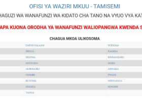 waliochaguliwa kidato cha tano 2026
