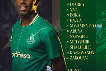 KIKOSI CHA YANGA